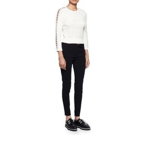 Alexander McQueen Ankle Zip Legging Pants